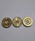 3 x  $2 Coloured Coins - Two Dollars