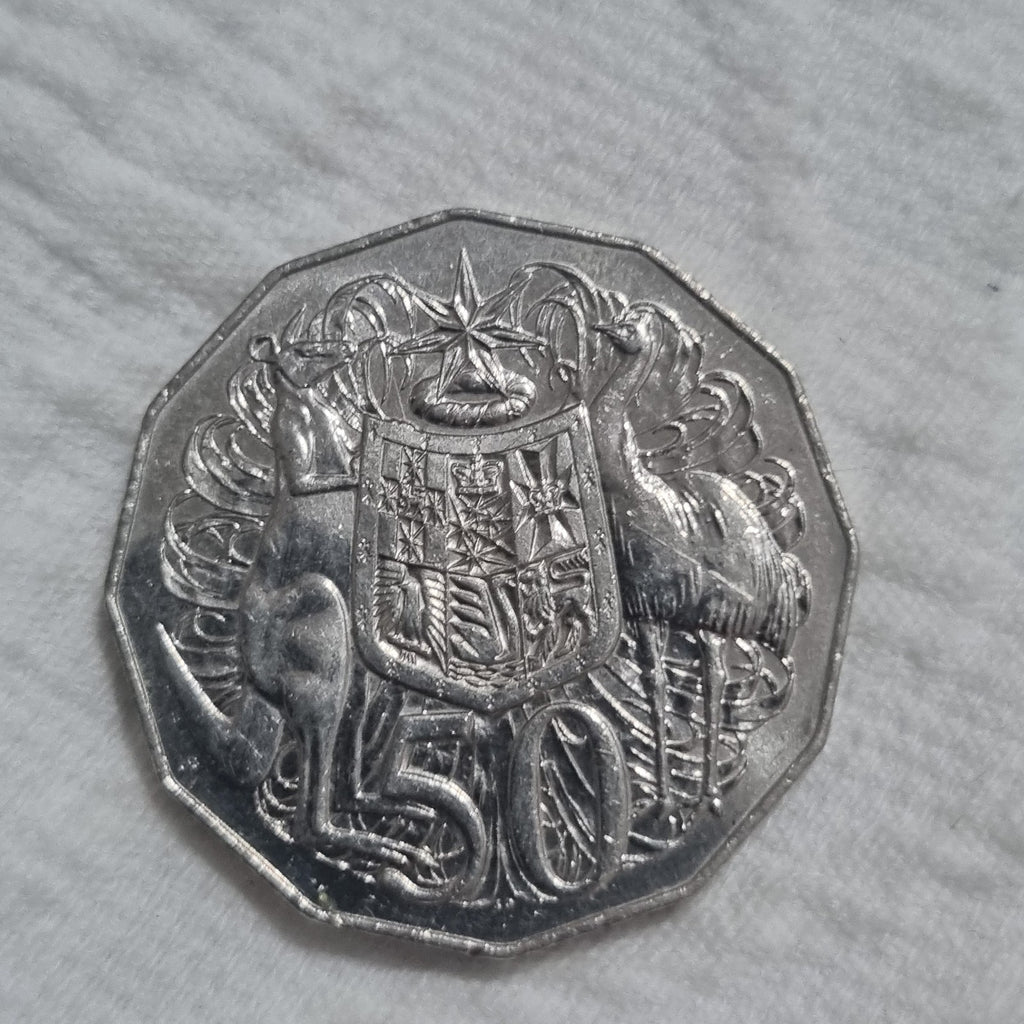 1993 50 cent coin COA Lightly Circulated