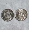 1 x 1981 & 1 x 1982 UNC 10 cent coins