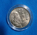 2019 aUNC 2 DOLLAR COIN - JC DESIGN $2 Two Dollar In Protective 2x2 Capsule 