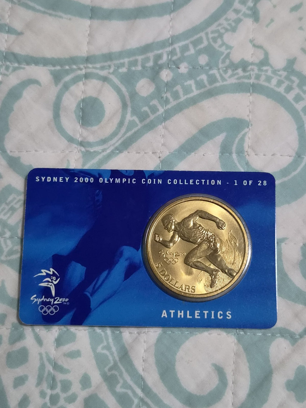 Sydney Olympics 2000 Athletics $5 DOLLAR UNC Five Dollars