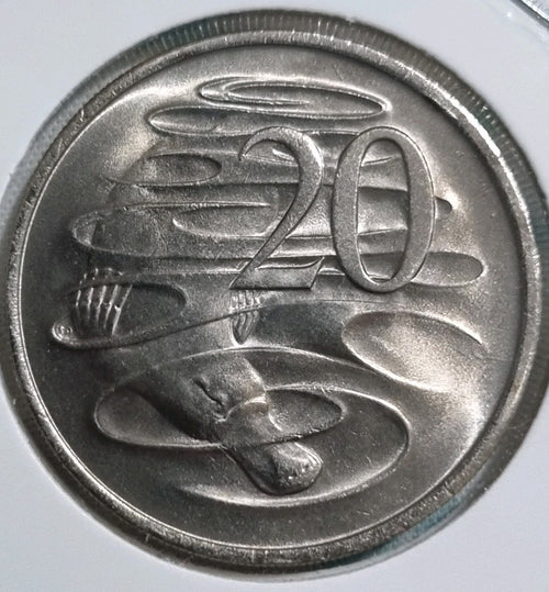 1979 20 Cent in 2x2 Holder Uncirculated 