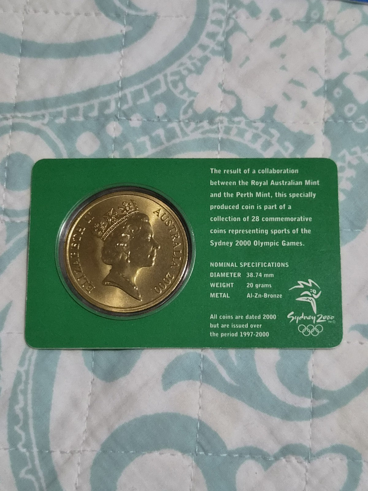Sydney Olympics 2000 Archery $5 DOLLAR UNC