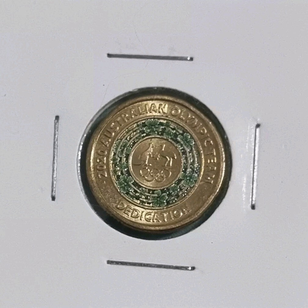2020 $2 Australian Olympic Team - Dedication Coin LightlyCirculated, Low Mintage