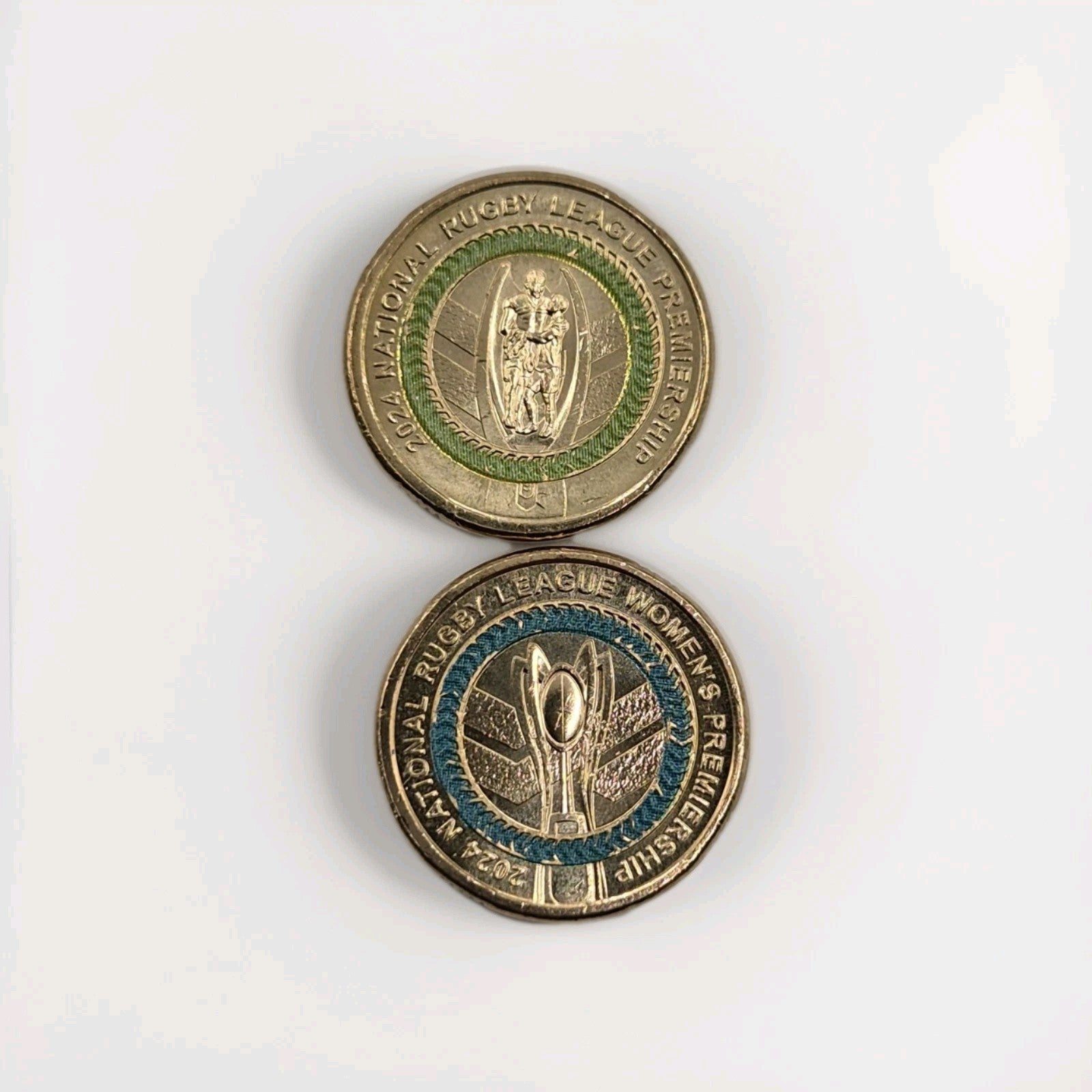 2024 $2 NRL & NRLW Uncirculated Coins - Two Dollars Rugby League Premiership  