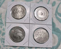4 x 50 Cent UNC Commemorative Coins