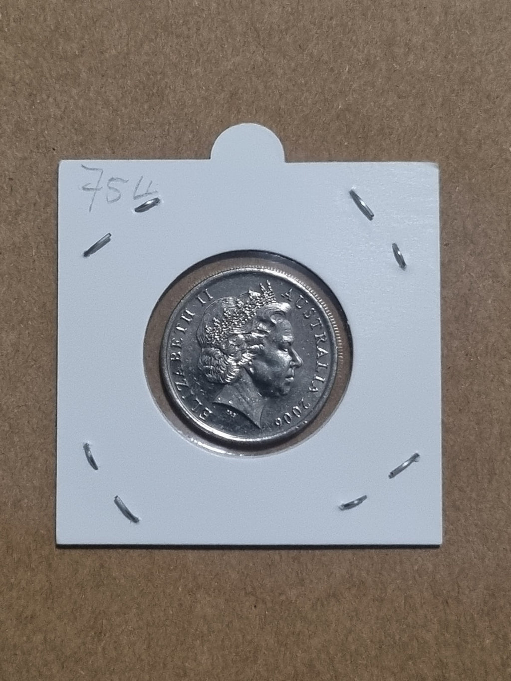 2006 10 Cent Australian Coin - Uncirculated In a 2x2 
