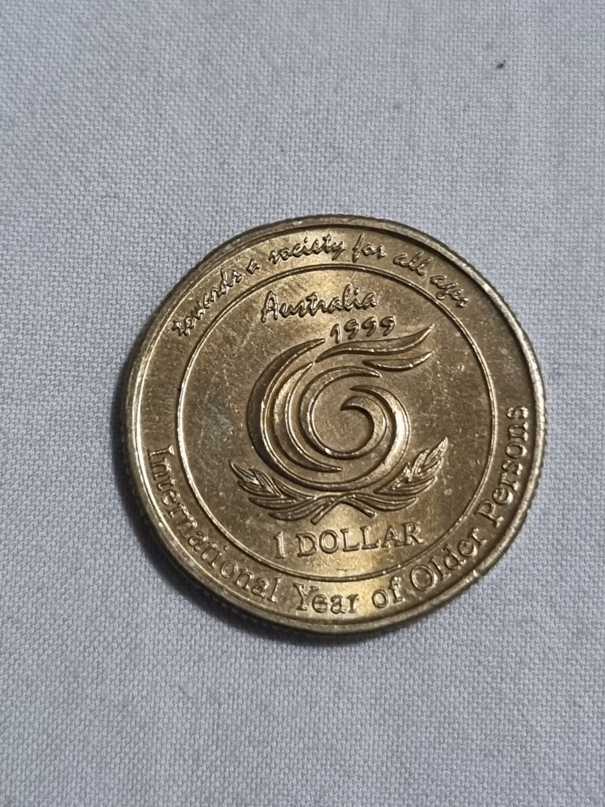 1999 UNC One $1 Dollar Coin - Int. Year Of Older Persons - Low Mintage