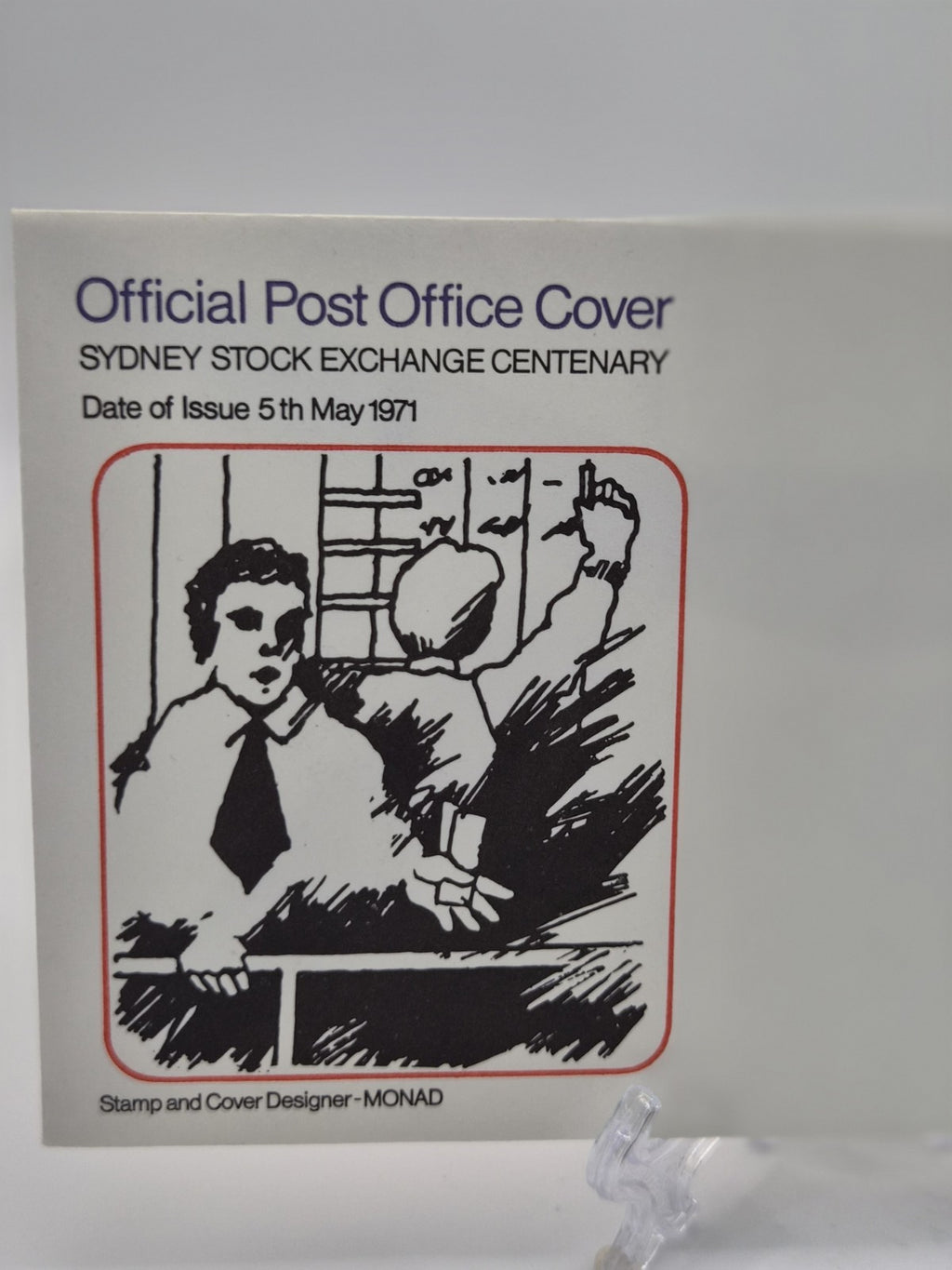 1971 Stock Exchange - First Day Cover Russell Street 