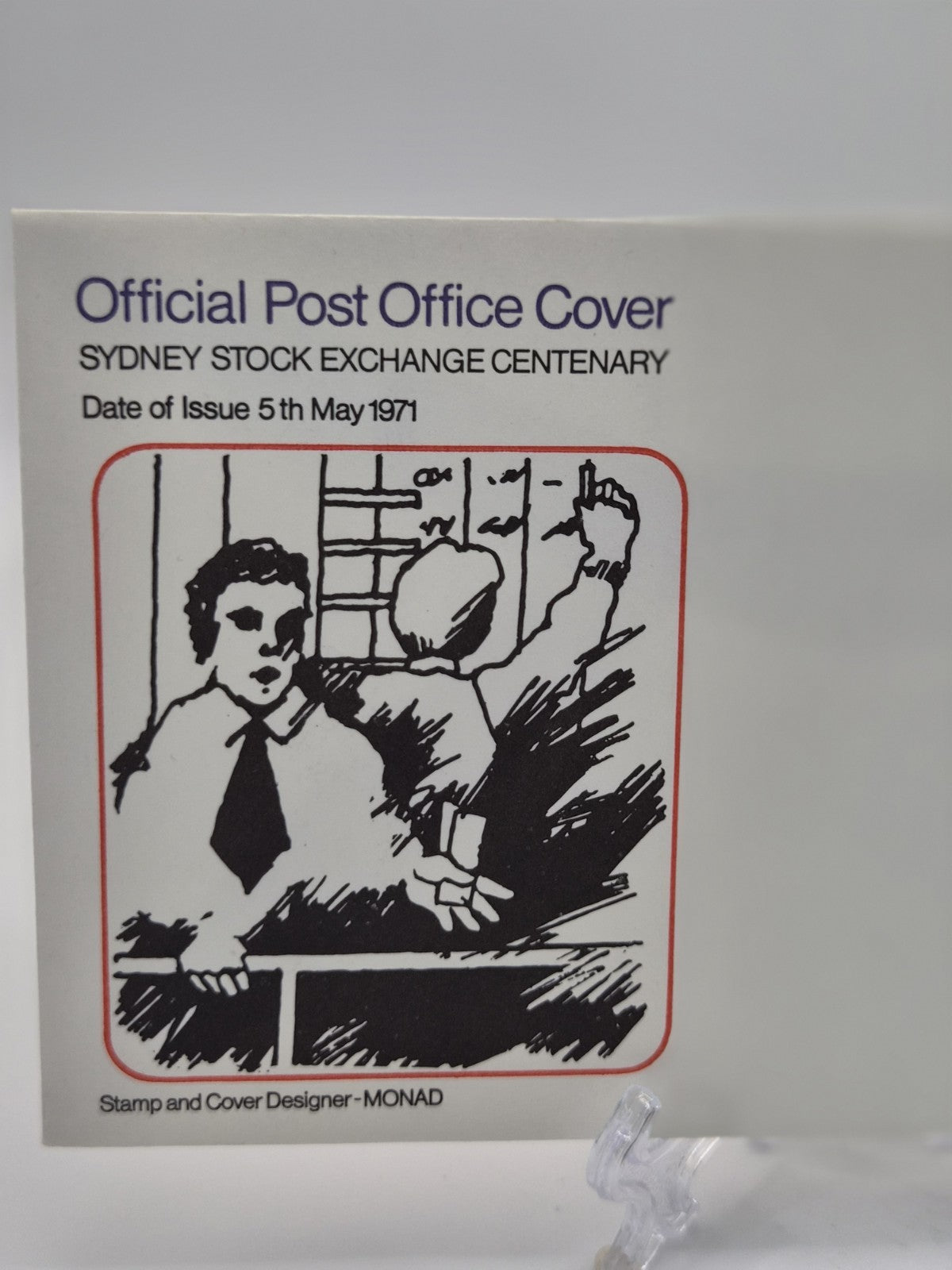 1971 Stock Exchange - First Day Cover Russell Street 
