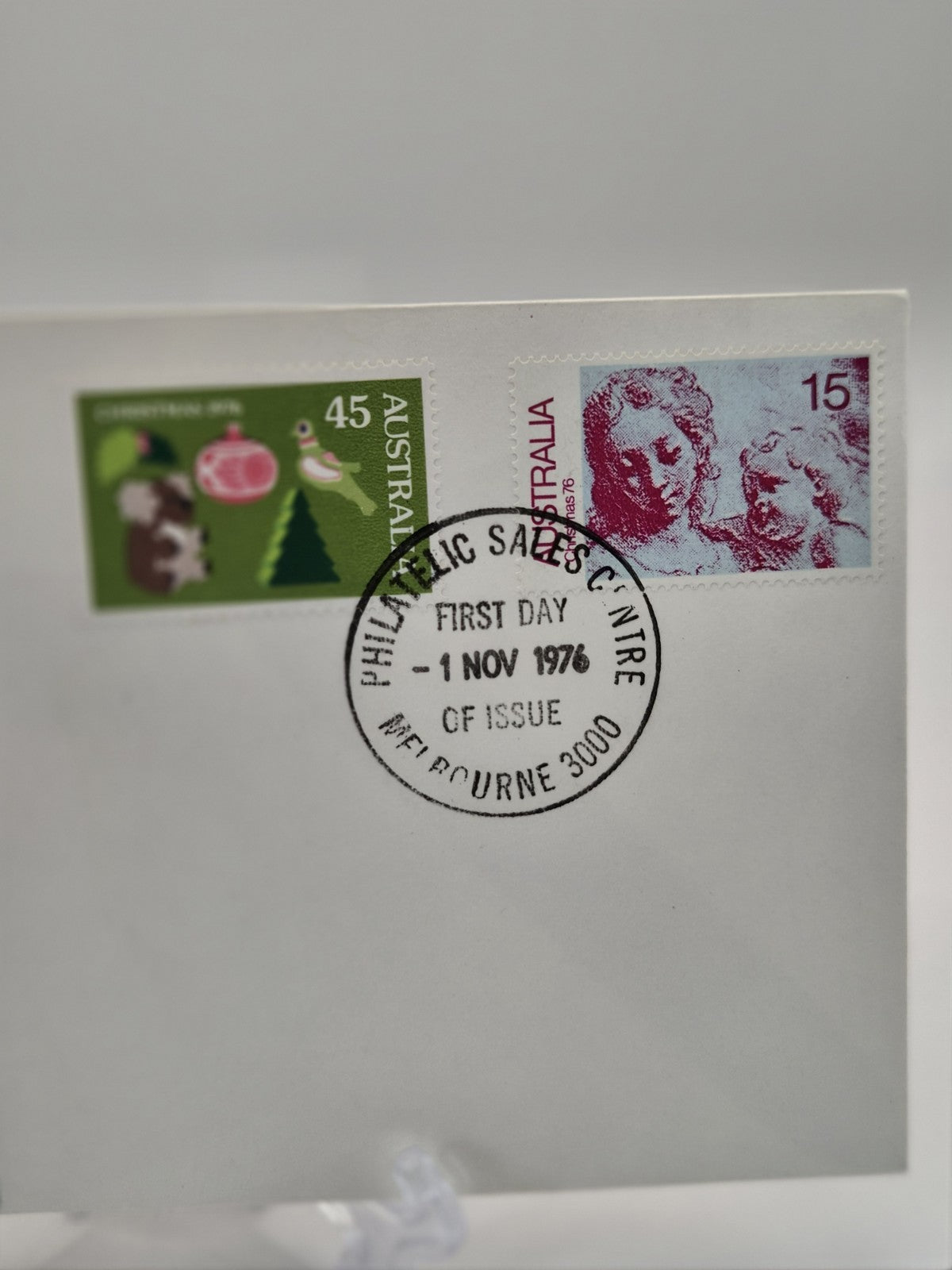 FDC - 1976 CHRISTMAS FIRST DAY COVER - Melbourne 3000 Postmark