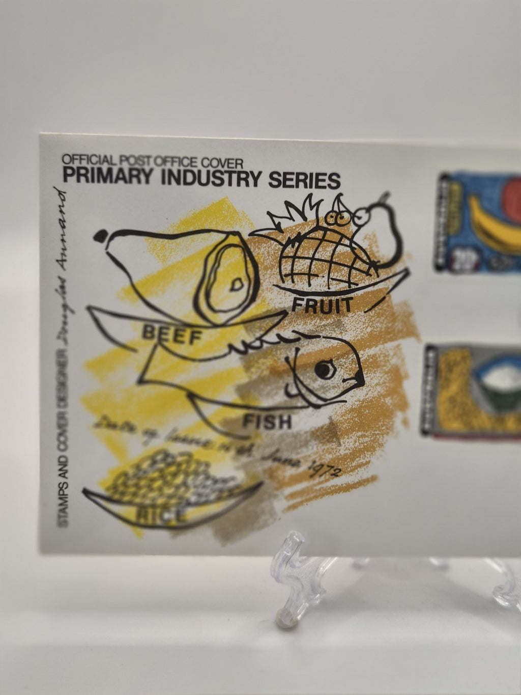 1972 FDC Australian Primary Industries - First Day Cover - Russell St