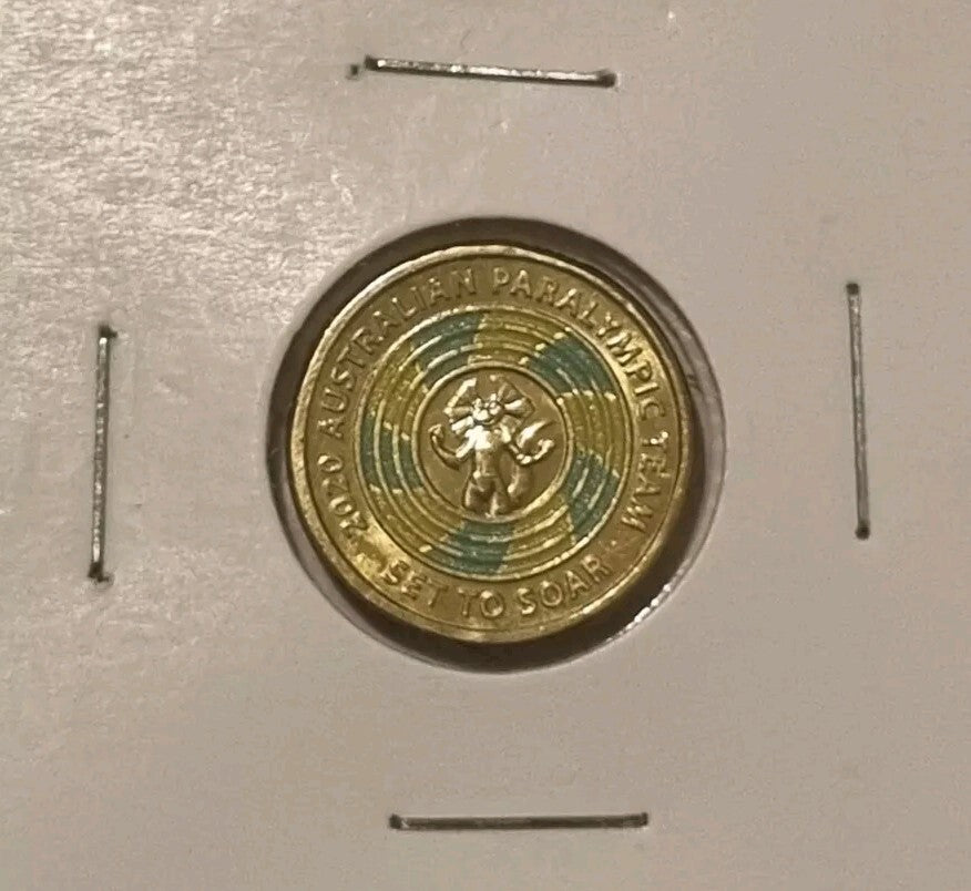 2020 $2 Paralympic Coin, aUNC