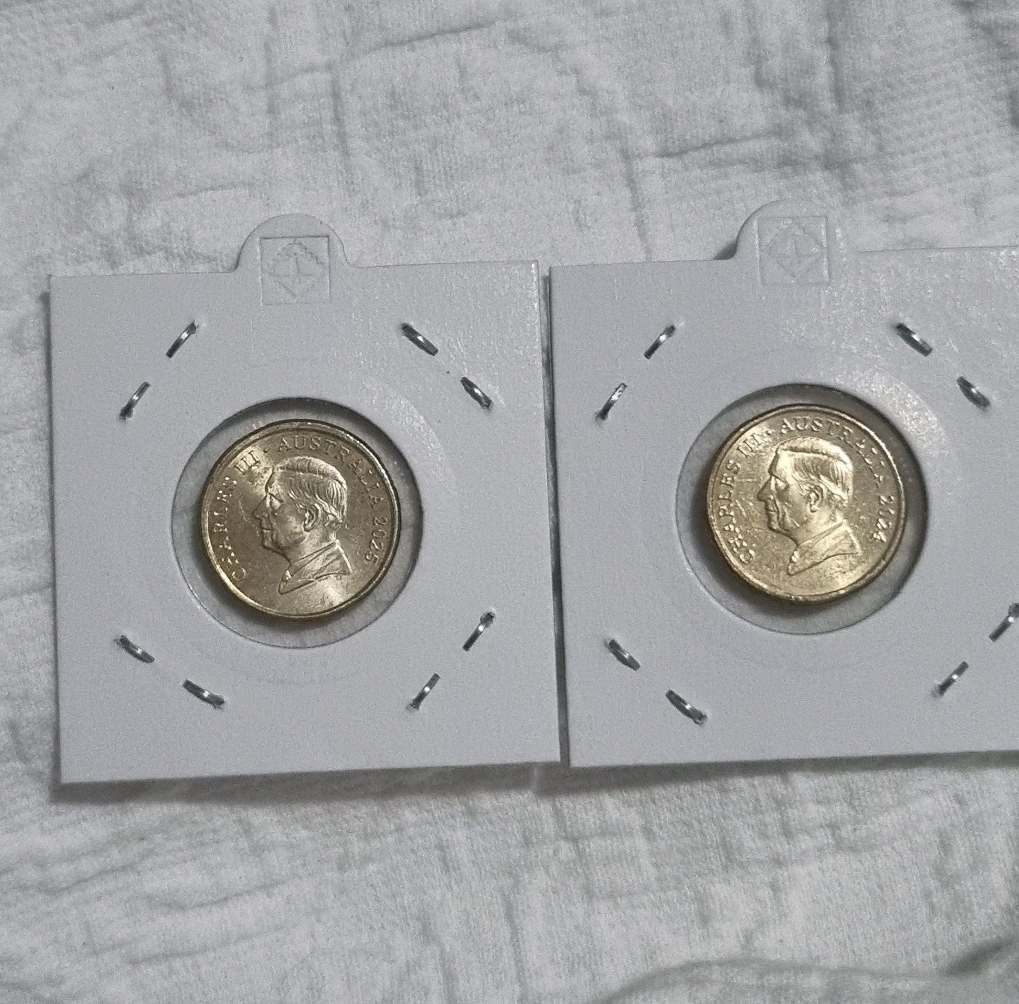 2024 & 2025 $2 Two Dollar Elder Coins Uncirculated In 2x2 Holder - 2 Coins Total