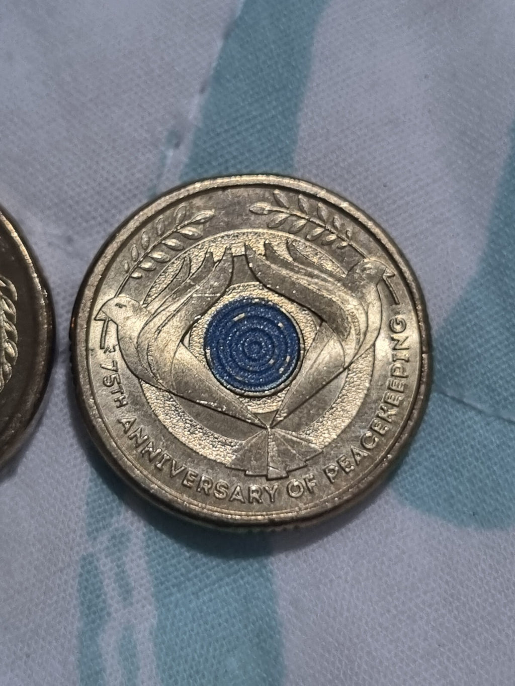 2020 75 years end WW2 + 2021 75 Years Peacekeeping $2 Two dollar coin - UNC