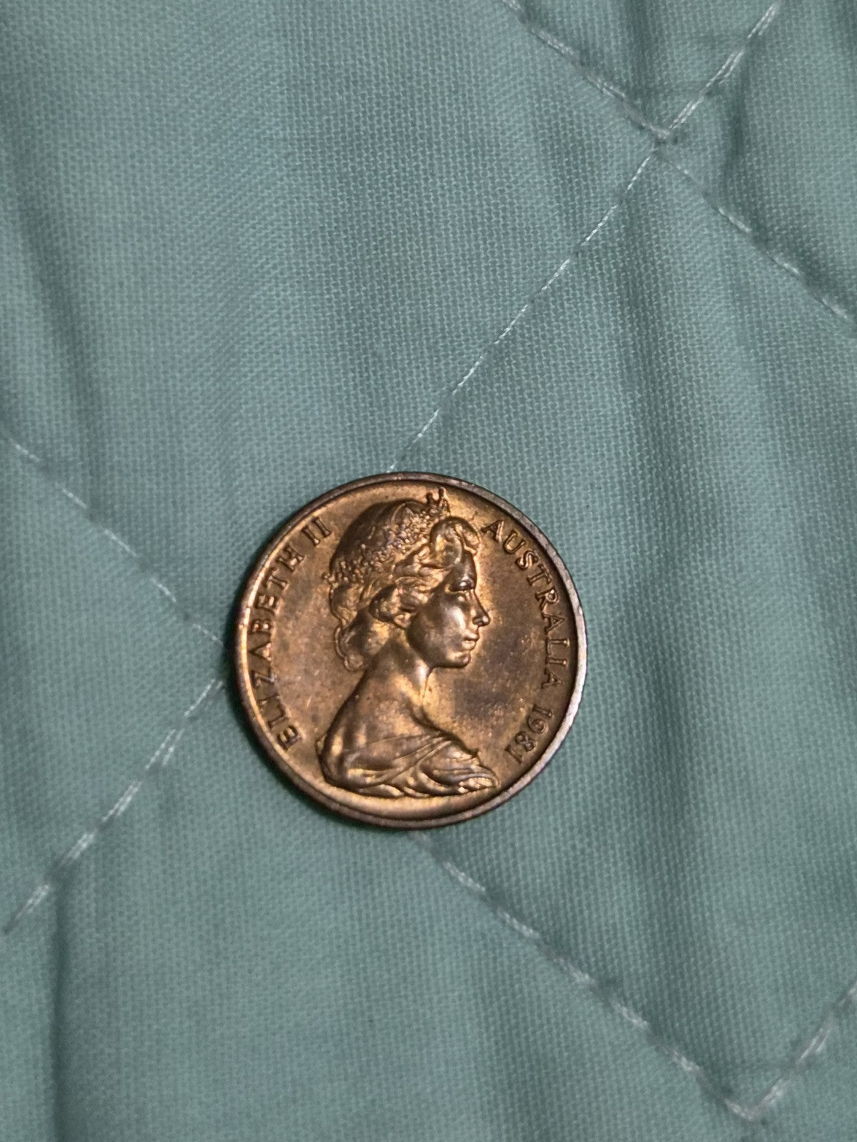 1981 1 One Cent Coin 