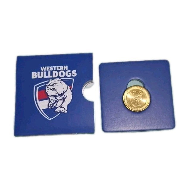 2023 AFL Western Bulldogs $1 One Dollar Carded Coin - Royal Australian Mint RAM