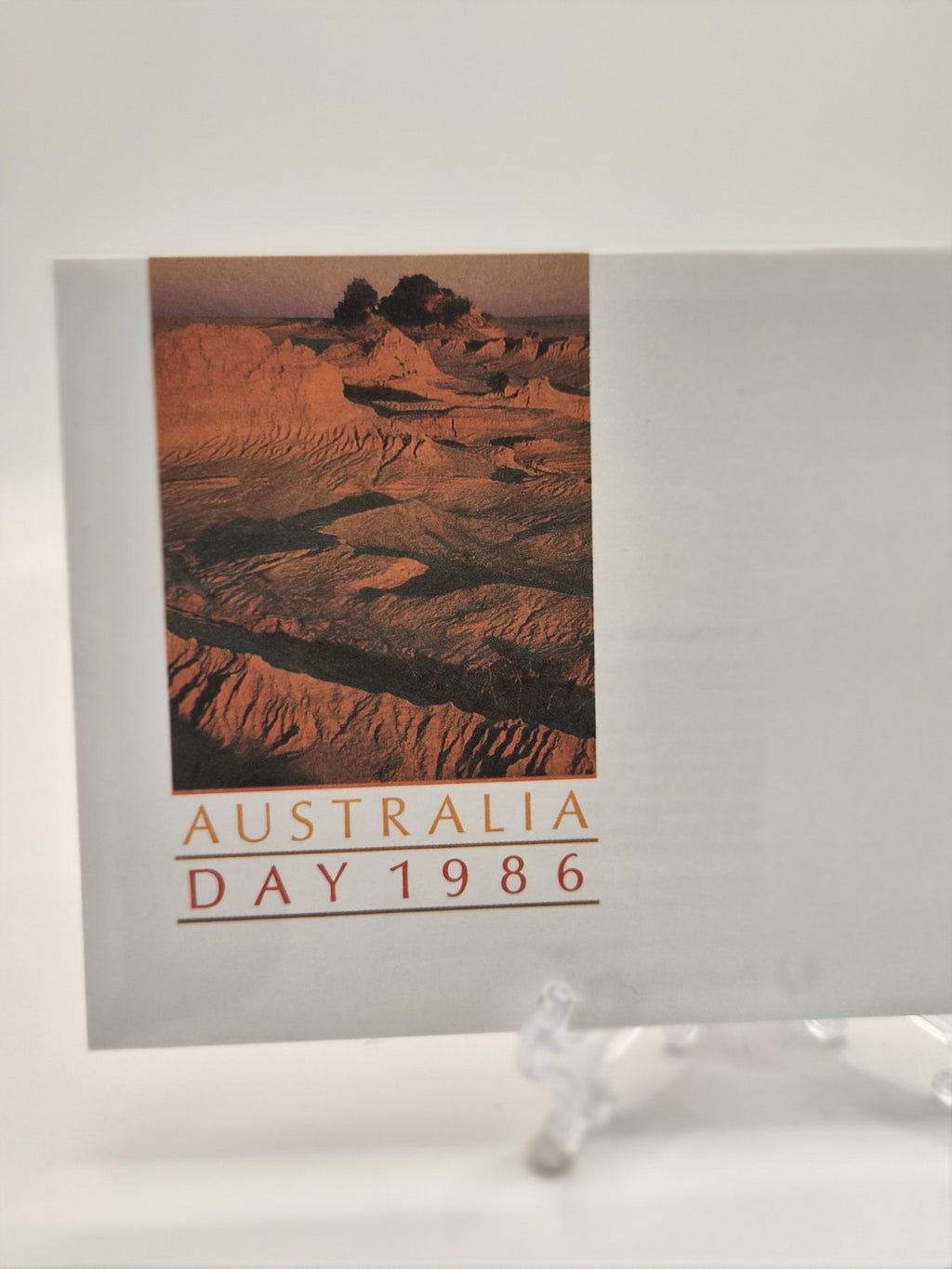 1986 Australia Day - An Aboriginal Perspective Australian Stamp First Day Cover