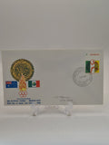 1968 Mexico Olympics First Day Cover FDC Russell Street FDI Postmark