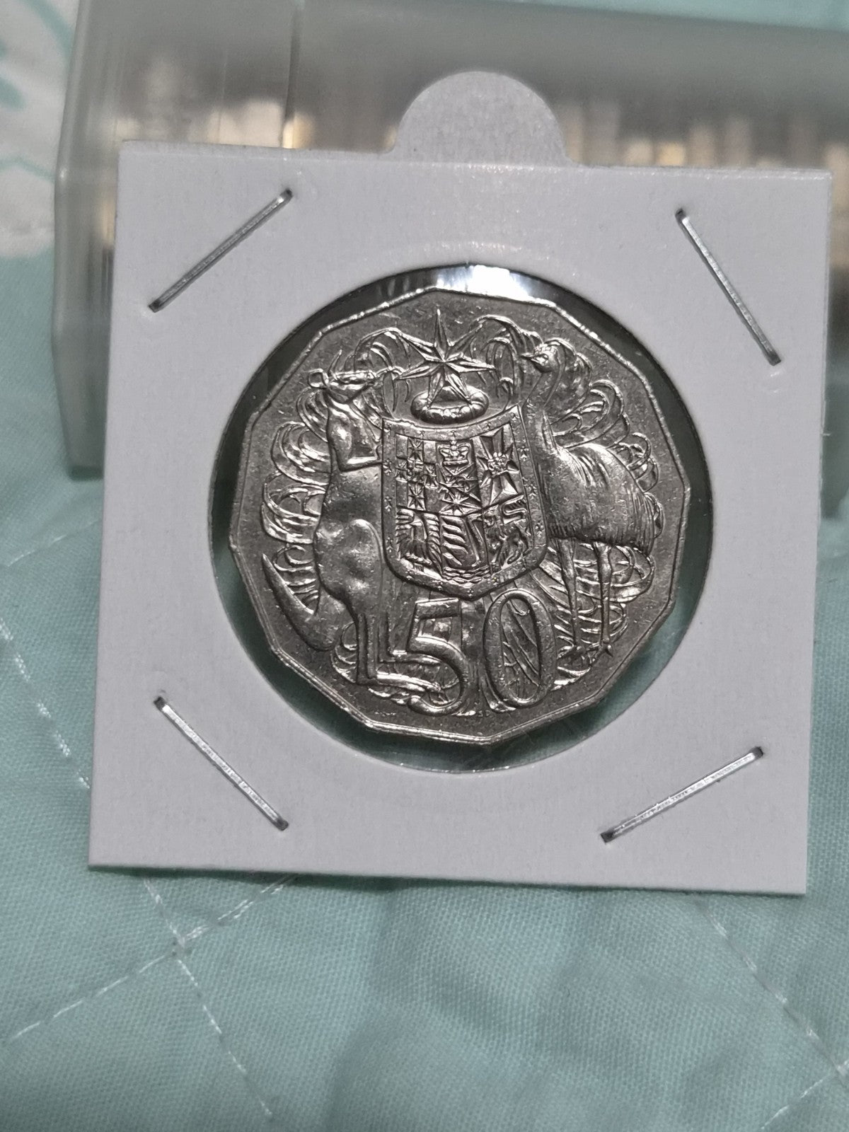 1999 50 Cent Coin Coat of Arms 