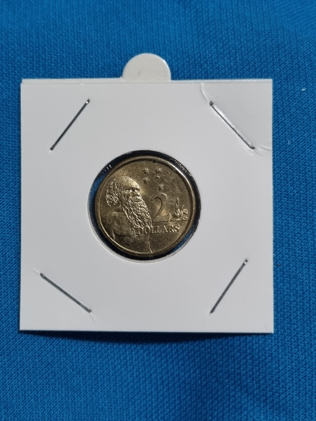 2019 UNC 2 DOLLAR COIN - JC DESIGN $2 Two Dollar In Protective 2x2 Holder 