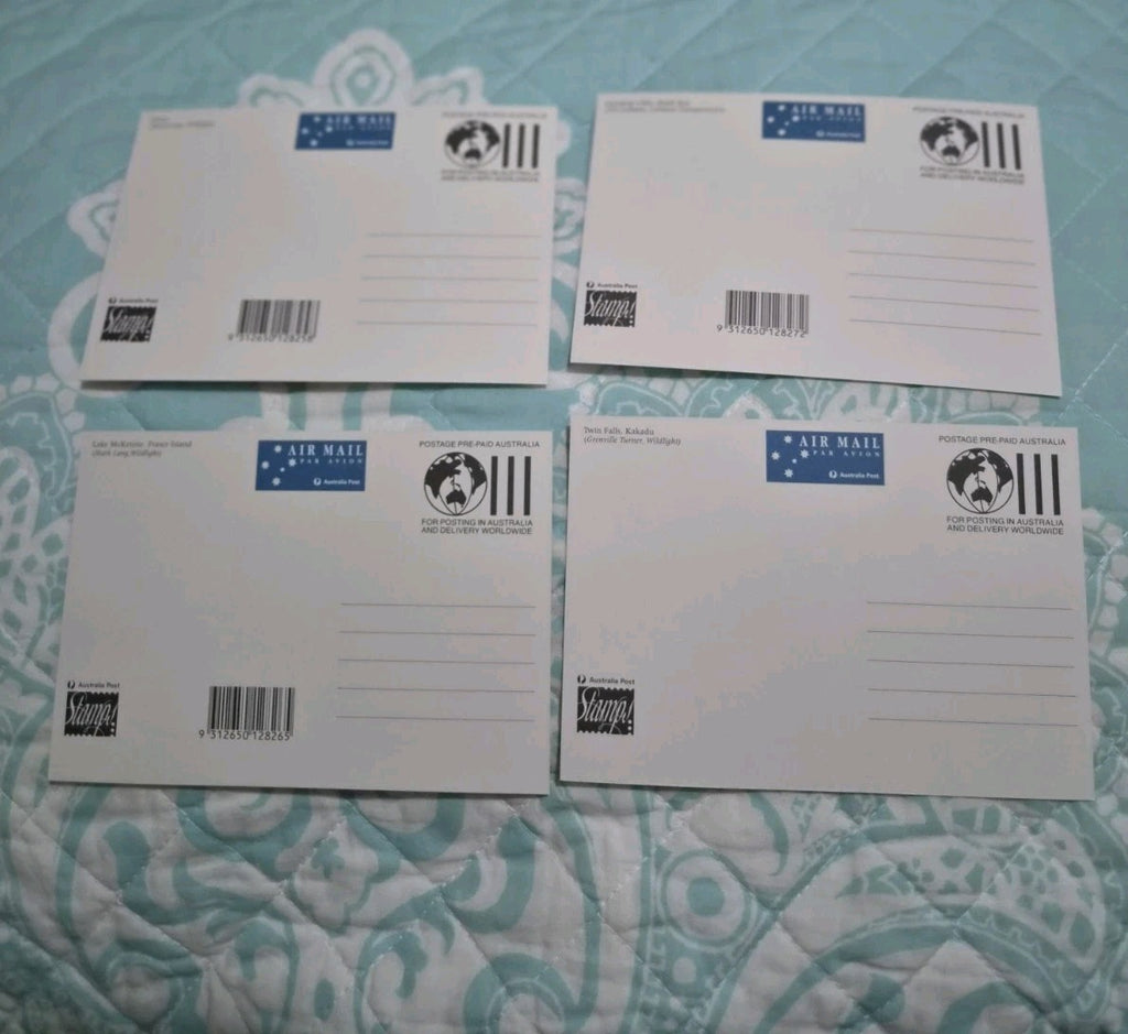 Australia Maximum Maxi Cards - 1993 World Heritage Sites (Set of 4) Pristine 