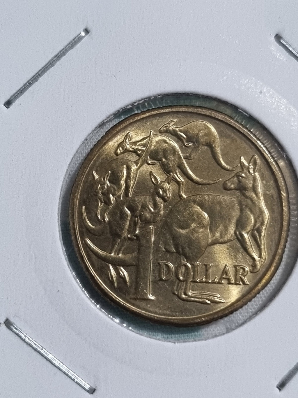 1985 One Dollar Coin UNC In 2x2 Holder 