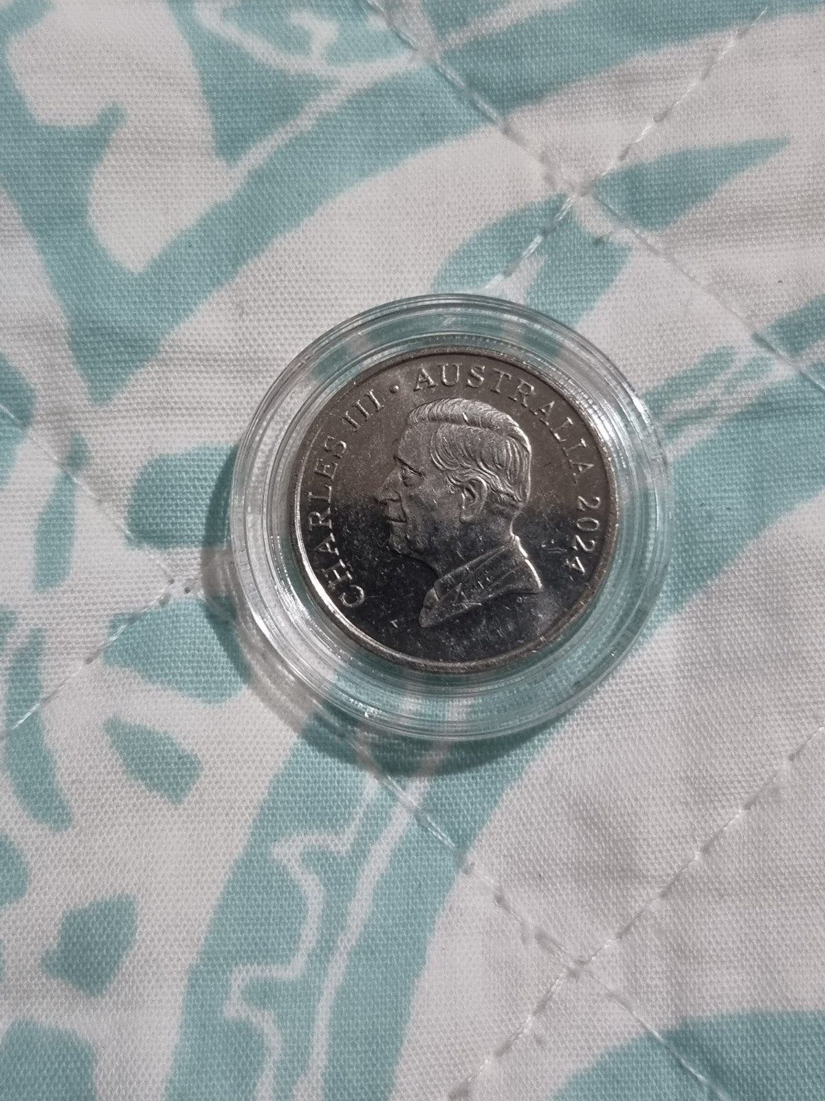 2024 UNC 5 Cent Coin - Australian Five Cents - King Charles III In Capsule 