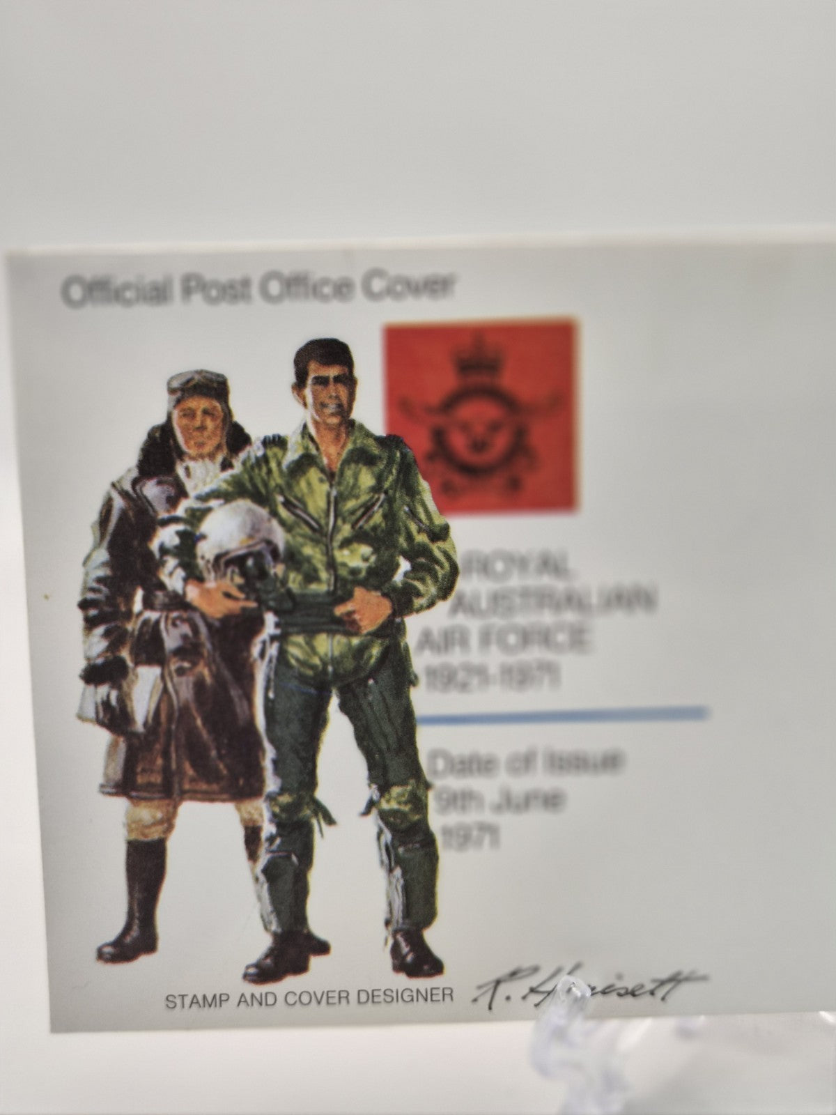 1971 50th Anniversary Of Royal Australian Air Force FDC - First Day Cover Pilot