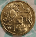 2018 Australian Circulated One Dollar $1 Coin - Mob of Roo's  Lightly Circulated