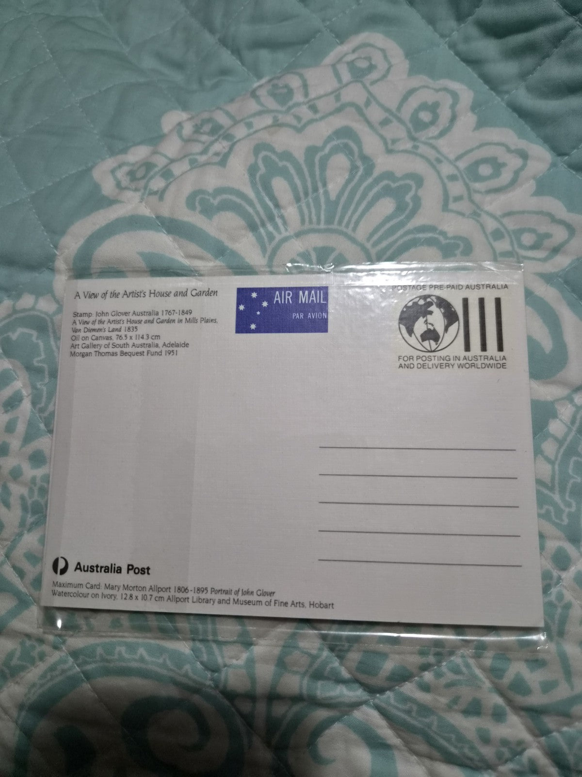1990 John Glover High Value $20 Maxi Maximum Card
