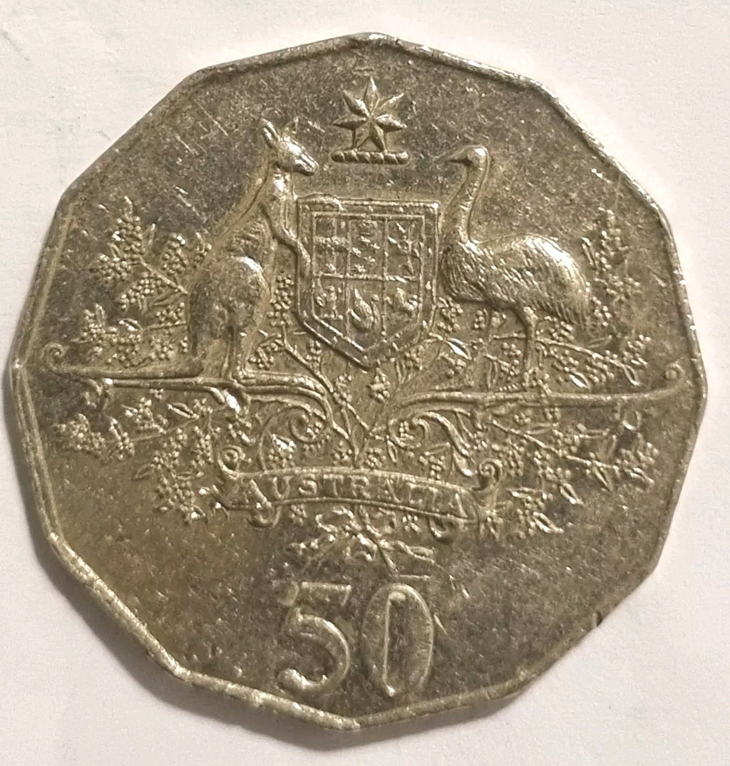 2001 50c Fifty Cent Coin Centenary of Federation Circulated 