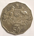 2001 50c Fifty Cent Coin Centenary of Federation Circulated 