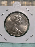 1978 50 Cent Coin With Toning