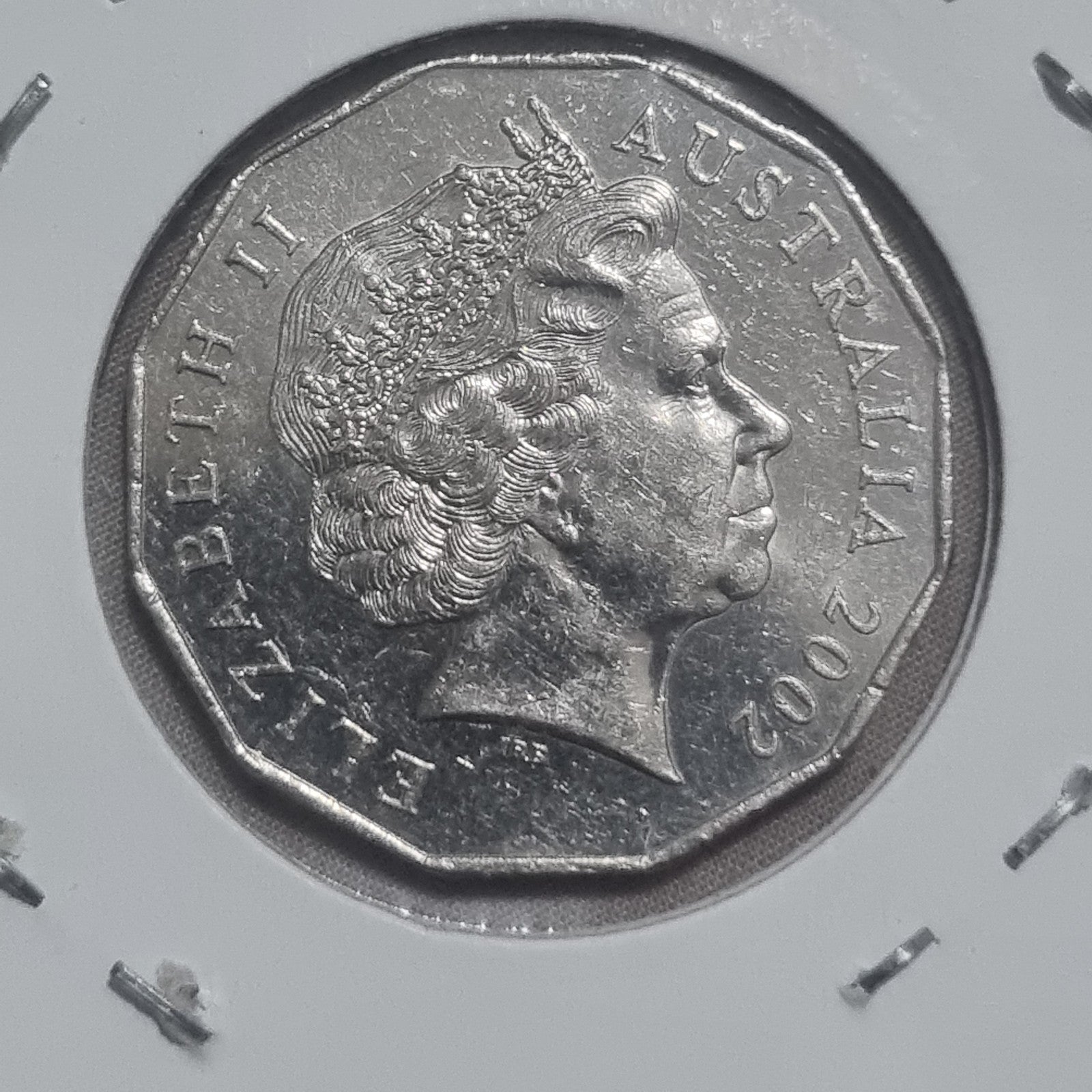 2002 50 Cent Coin - Year Of The Outback - Windmill 