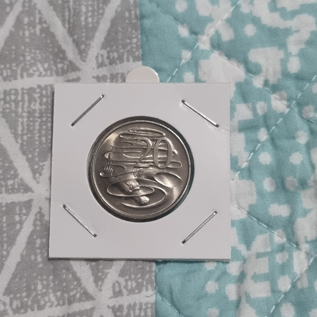 1980 Twenty Cent Coin Uncirculated -  20 Cents With Toning