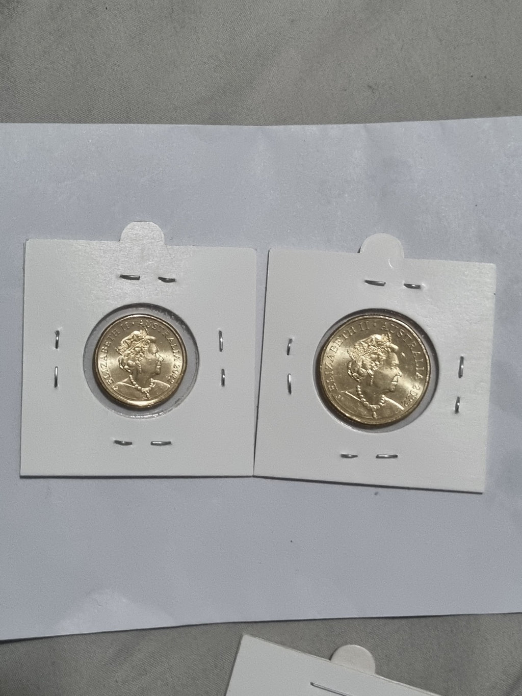 2022 UNC $2 & $1 Coin -  One & Two Dollar In 2x2 Holders 