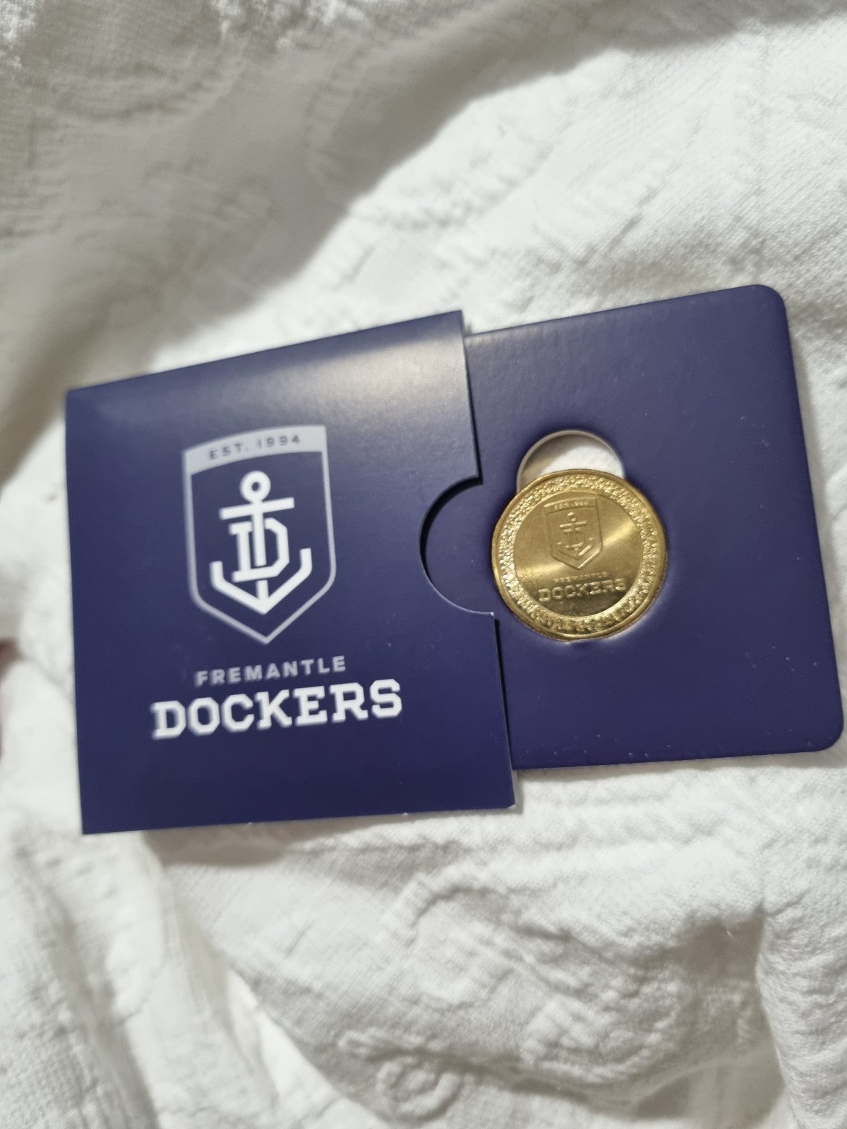 2023 AFL Fremantle Dockers $1 One Dollar Carded Coin