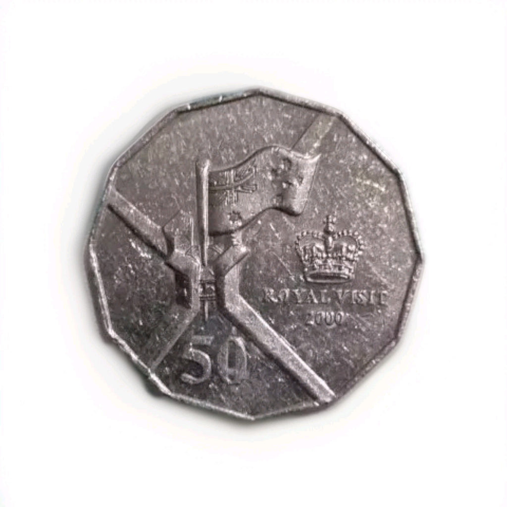 2000 50 Cent Royal Visit Coin Circulated 