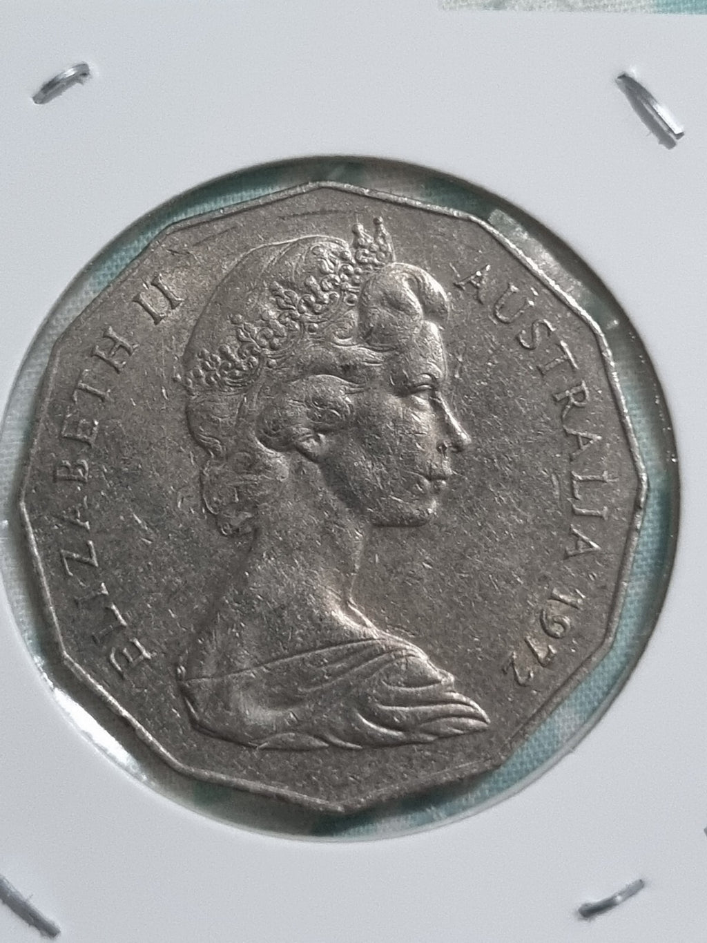 1972 50 Cent Coin Lightly Circulated + sent with Free FDC