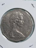 1972 50 Cent Coin Lightly Circulated + sent with Free FDC