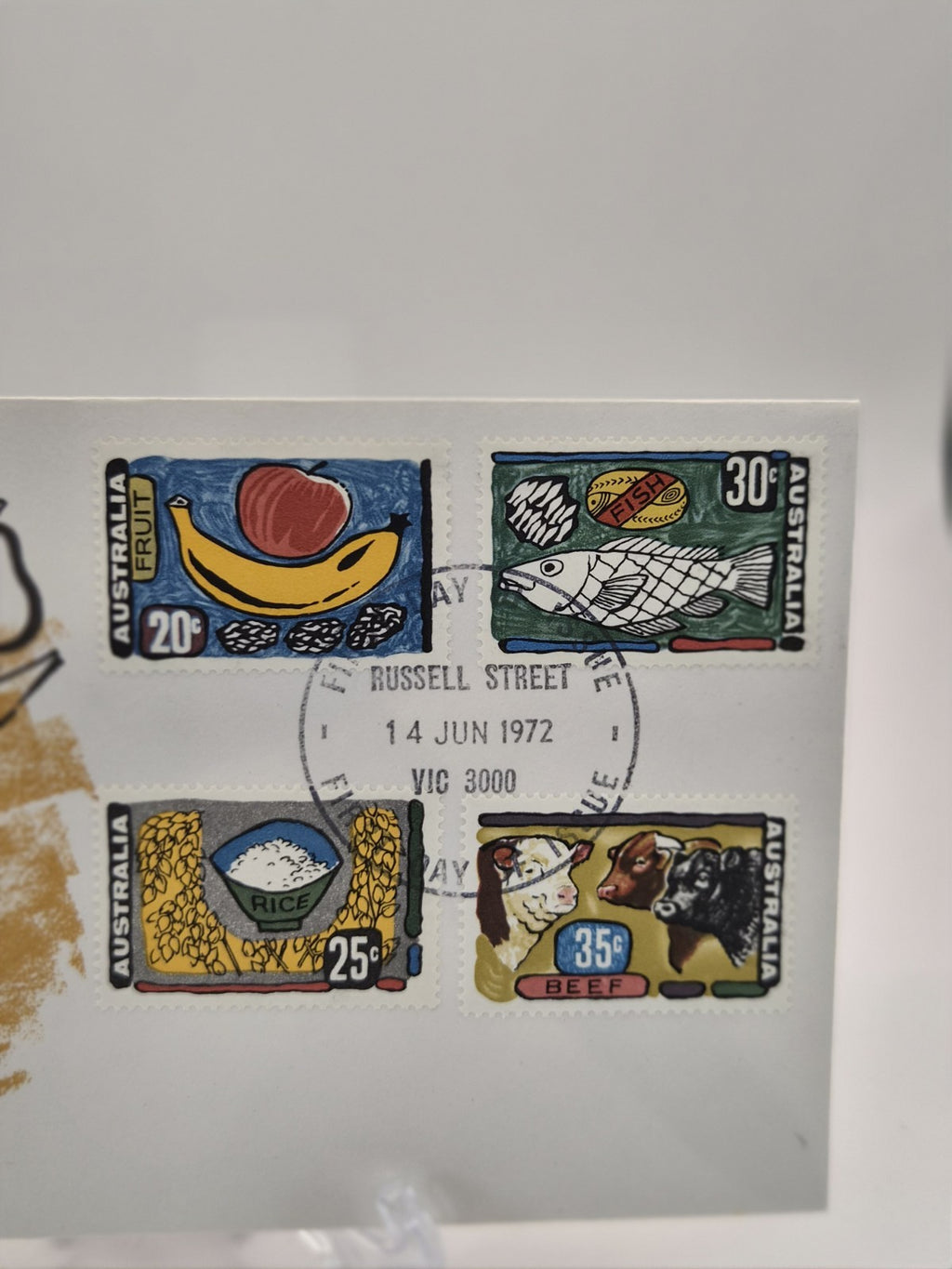 1972 FDC Australian Primary Industries - First Day Cover - Russell St