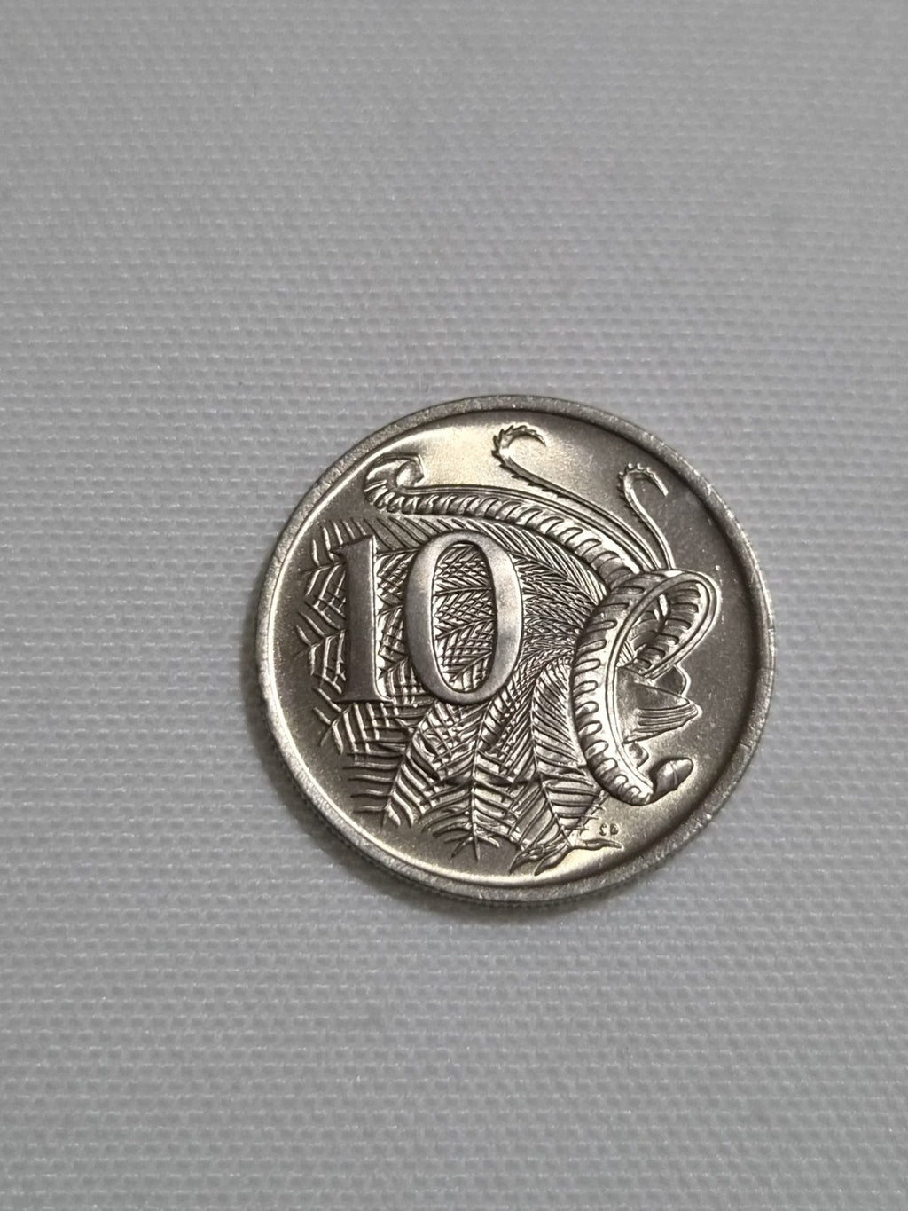 1981 UNC 10 cent coin