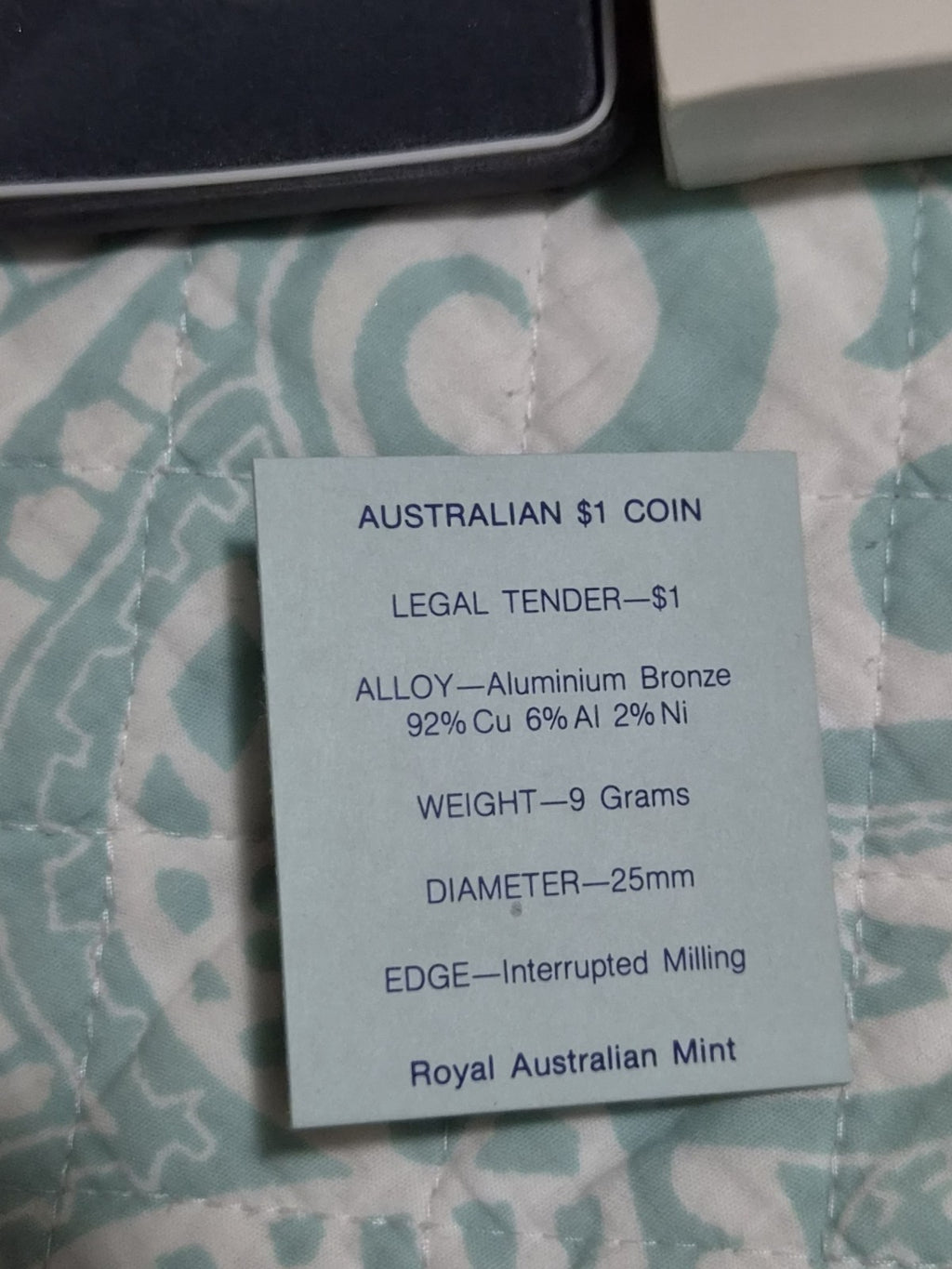 1984 Proof $1 Coin With Certificate & Box -  One Dollar Proof Coin First Year