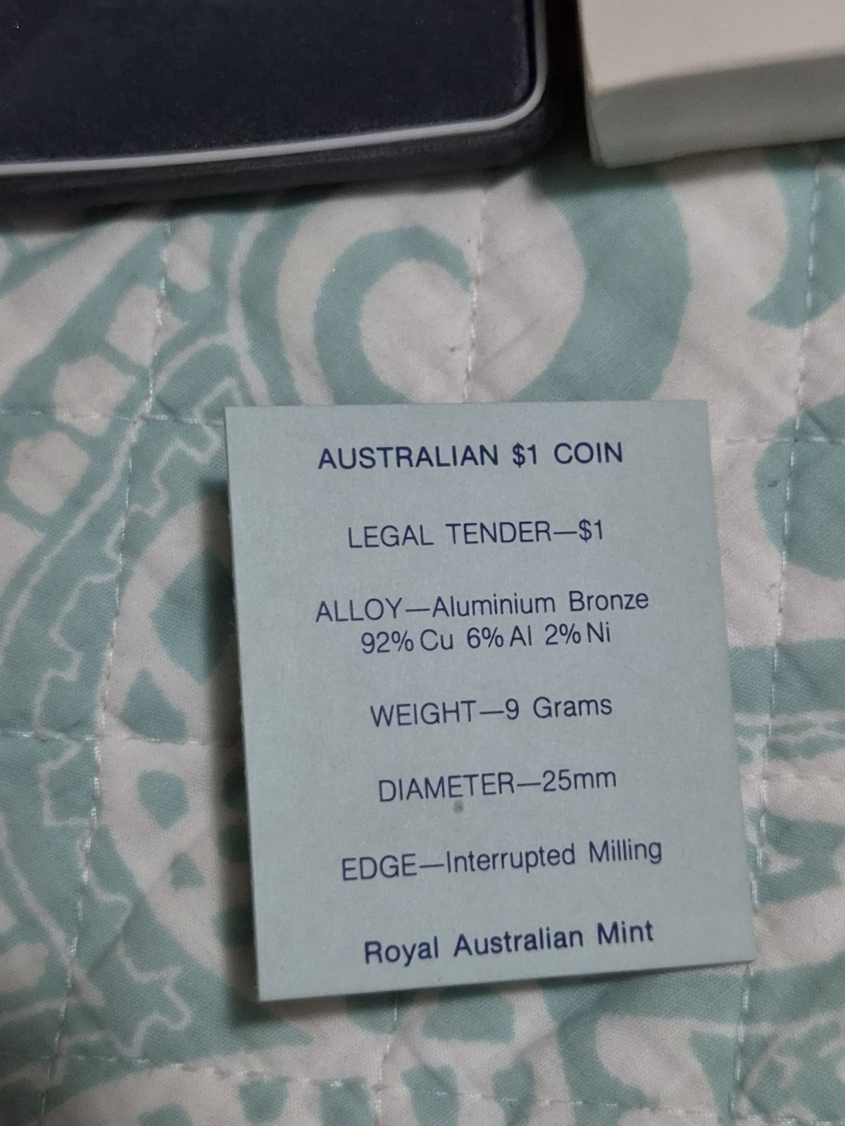 1984 Proof $1 Coin With Certificate & Box -  One Dollar Proof Coin First Year