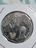 1998 UNC Bass & Flinders 50 Cent Coin In 2x2 Holder 