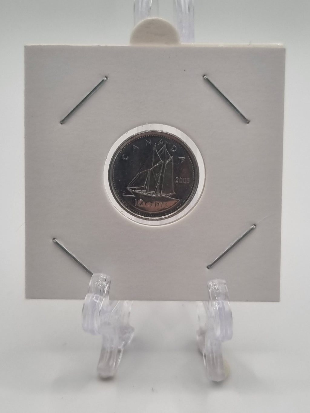 2005 10 Ten Cents Canada In 2x2 Holder For Lasting Protection - Uncirculated 