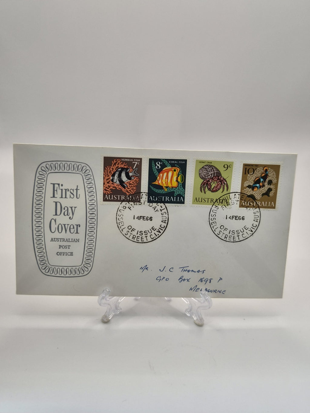 1966 - First Day Cover - Fish Definitives Set Of 4 Stamp - FDC