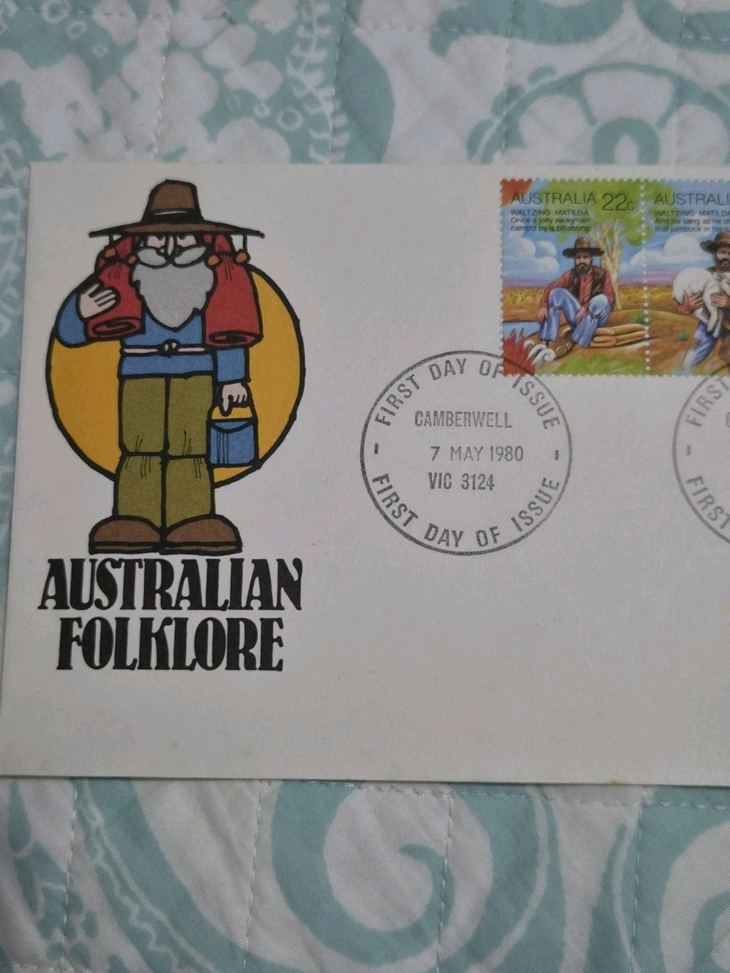 Australia 1980 - Waltzing Matilda PSE  - Camberwell addressed