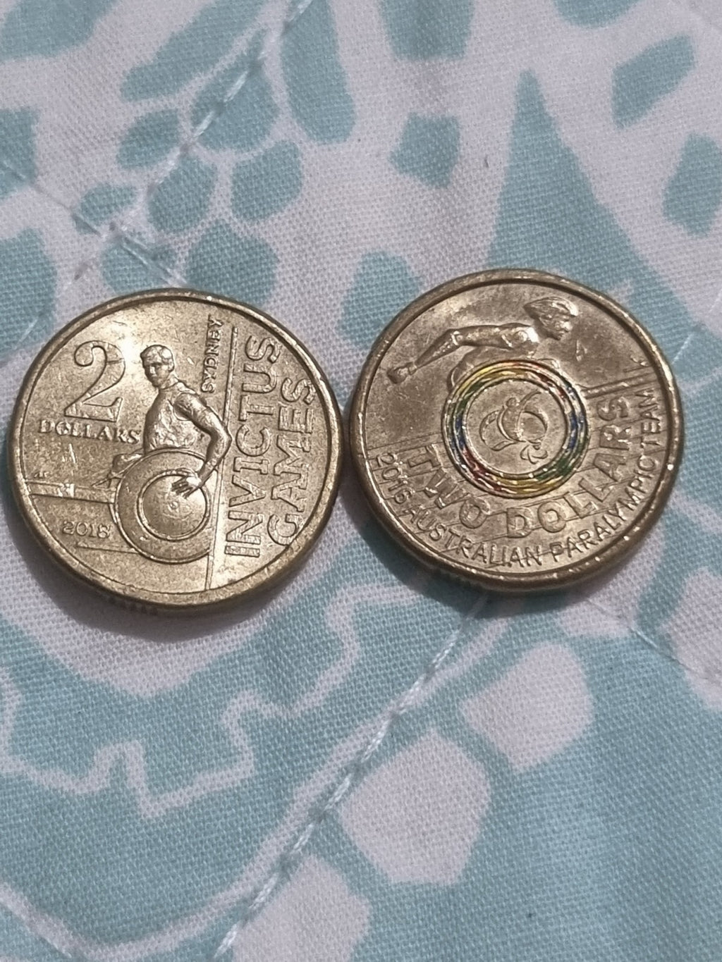 2016 Paralympic & 2018 Invictus $2 Two Dollar Coin